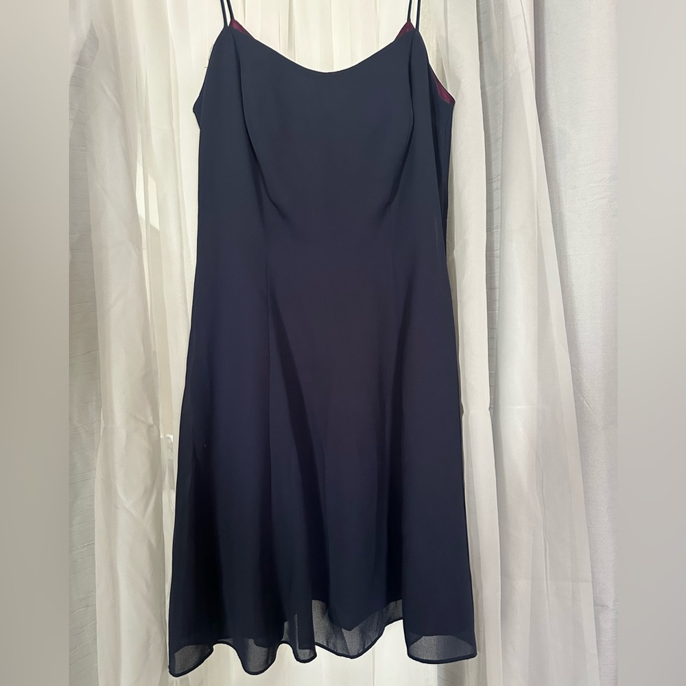 Hugo Buscati Navy A-Line Dress